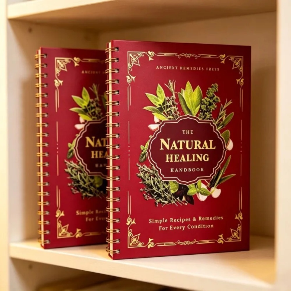 Herbal Wellness Recipes - The Natural Healing Handbook Spiral‑Bound Herbal