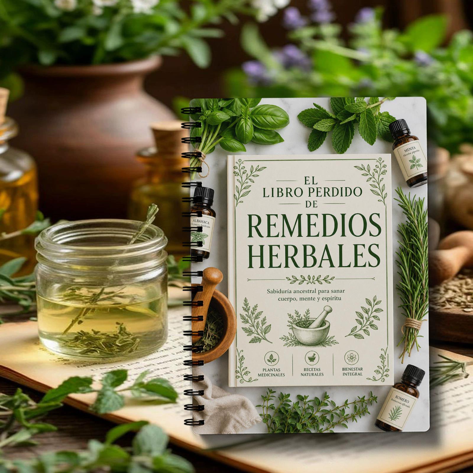 El Libro Perdido Spiral Notebo - đánh giá và giá Herbal Wellness Recipes